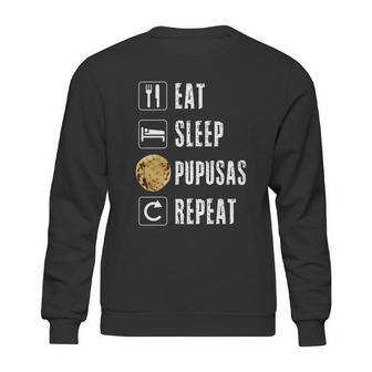 Pupusas El Salvador Gift Salvadorian Food Salvi Guanaco Eat Funny Gift Sweatshirt | Favorety