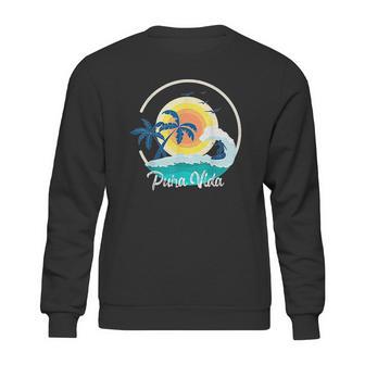 Pura Vida Costa Rica Toucan Tropical Surf Beach Gift Sweatshirt | Favorety