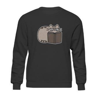 Pusheen The Cat Reading Juniors Sweatshirt | Favorety