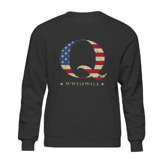 Qanon Wwg1wga Q Anon T-Shirt Great Awakening Maga Usa Tee Sweatshirt | Favorety UK