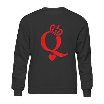 Queen Of Hearts King Of Hearts Sweatshirt | Favorety CA