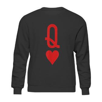 Queen Of Hearts Sweatshirt | Favorety