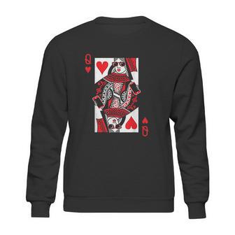 Queen Of Hearts Vintage Valentine Day Sweatshirt | Favorety AU