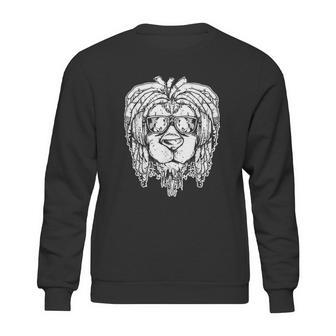 Rastafari Lion Dreadlocks Rasta Reggae Music Funny Gift Sweatshirt | Favorety