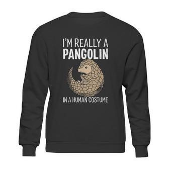 I Am Really A Pangolin In A Human Costume Sweatshirt | Favorety DE