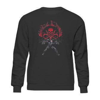 The Red Skull Hydra Army Awaits Your Command Sweatshirt | Favorety UK