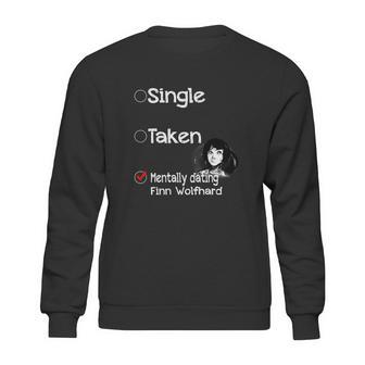 Relationship Status Mentally Dating Finn Wolfhard Shirts Hoodie Sweater Long Sleeve Sweatshirt | Favorety UK