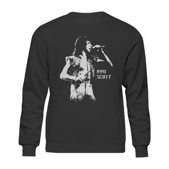 Retro Graphic Bon Scott Art Sweatshirt | Favorety AU