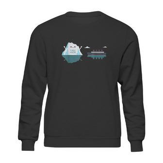 Retro Funny Titanic Cruise Ship Iceberg Sweatshirt | Favorety AU