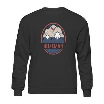 Retro Mountain &Ampamp Bird - Bozeman Montana T-Shirt Sweatshirt | Favorety CA