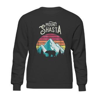 Retro Vintage Mount Shasta California Mountains Bear Sweatshirt | Favorety AU