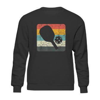 Retro Vintage Pickleball Silhouette Pickleball Gifts Sweatshirt | Favorety AU