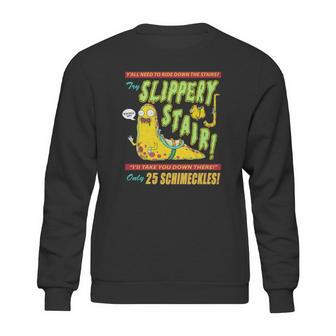 Rick &Ampamp Morty Slippery Stair Sweatshirt | Favorety