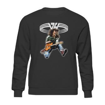 Rip Eddie Van Halen Playing Guitar Sweatshirt | Favorety CA