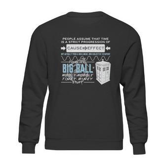 Ripple Junction Doctor Who Wibbly Wobbly Quote Sweatshirt | Favorety DE