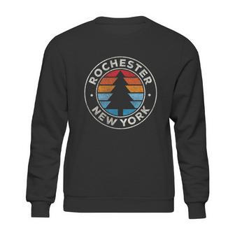 Rochester New York Ny Vintage Graphic Retro 70S Great Gift Sweatshirt | Favorety