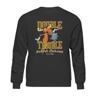 Rocky And Bullwinkle Double Trouble Pals Graphic Sweatshirt | Favorety