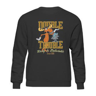 Rocky And Bullwinkle Double Trouble Pals Graphic Sweatshirt | Favorety DE