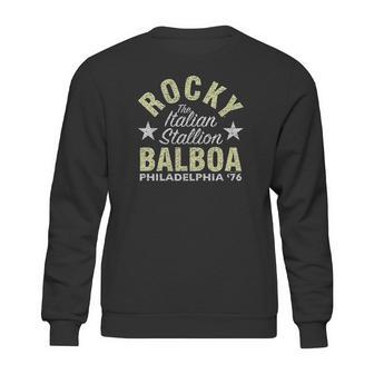 Rocky Italian Stallion 1976 Charcoal Hoody Sweatshirt | Favorety