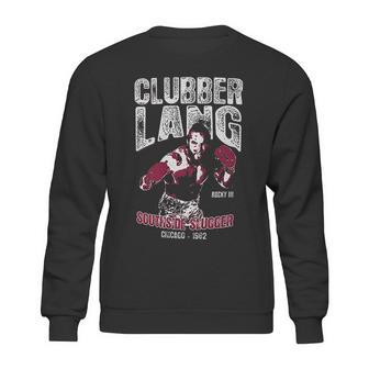 Rocky Officially Licensed Clubber Lang Baseball Sweatshirt | Favorety DE