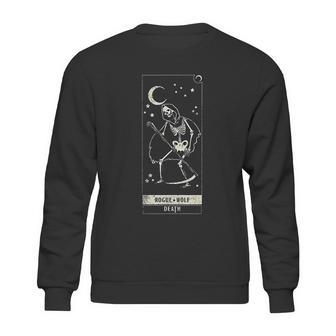 Rogue Wolf Death Retro Dark Symbol Ghoulish Goth Lover Gift Sweatshirt | Favorety DE