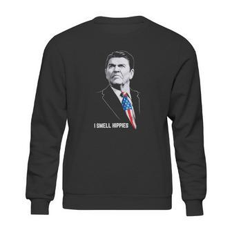 Ronald Reagan I Smell Hippies Shirt Sweatshirt | Favorety AU