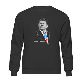 Ronald Reagan I Smell Hippies T-Shirt Sweatshirt | Favorety UK