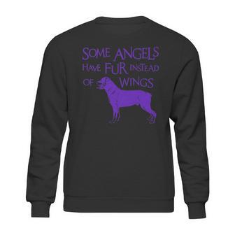 Rottweiler Angel Long Sleeve Sweatshirt | Favorety CA