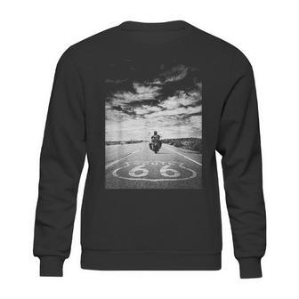 Route 66 Biker On The Road Sweatshirt | Favorety UK