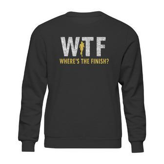 Running Girl Wtf Wheres The Finish Sweatshirt | Favorety DE