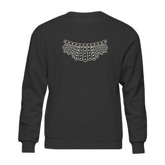 Ruth Bader Ginsberg Dissent Collar Notorious Rbg Graphic Sweatshirt | Favorety AU