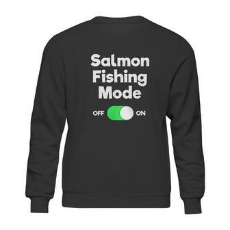 Salmon Fishing Gift Funny Fisher Mode Sweatshirt | Favorety DE