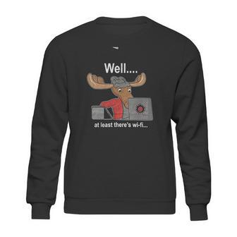 Sam Winchester Moose Wifi Geek Sweatshirt | Favorety CA