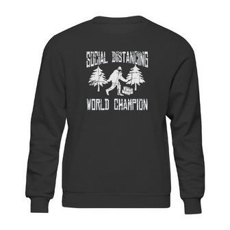 Sasquatch Social Distancing World Champion Bigfoot Sweatshirt | Favorety DE