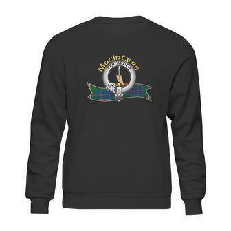 Scottish Macintyre Clan Tartan The Crest A Dexter Hand Hold Sweatshirt | Favorety