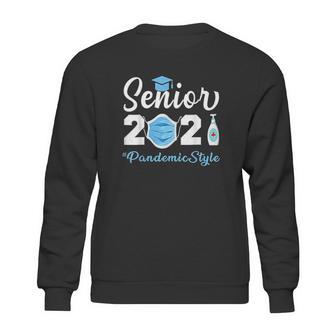 Senior 2021 Pandemic Style Quarantine Social Distancing Sweatshirt | Favorety DE