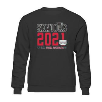 Seniors 2021 We Aced Social Distancing 101 Sweatshirt | Favorety AU