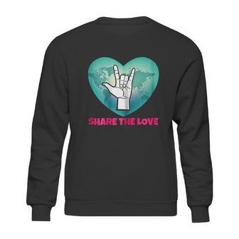 Share The Love Asl Gift Sweatshirt | Favorety DE