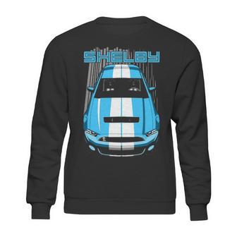 Shelby Gt500 S197 Grabber Blue Sweatshirt | Favorety