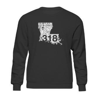 Shreveport Ruston Tallulah Area Code 318 Louisiana Sweatshirt | Favorety CA