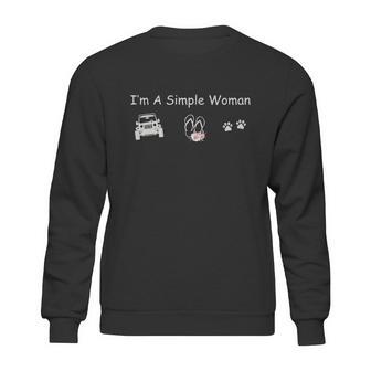 I Am A Simple Woman With Jeep Sweatshirt | Favorety UK