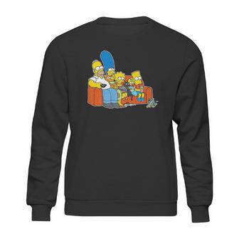 The Simpsons Homer Marge Maggie Bart Lisa Simpson Couch Sweatshirt | Favorety