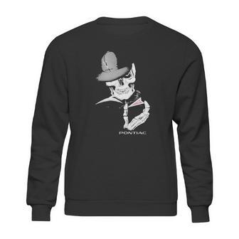 Skeleton Skull Pontiac Logo Sweatshirt | Favorety AU