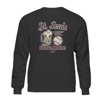 Smack Apparel St Louis Baseball Fans A Drinking Town Sweatshirt | Favorety CA