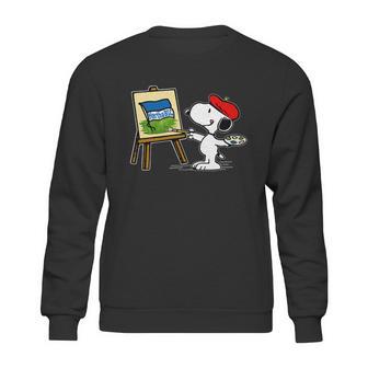 Snoopy Drawing Hertha Bsc Sweatshirt | Favorety CA