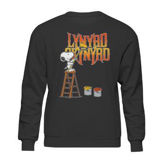 Snoopy Drawing Lynyrd Skynyrd Sweatshirt | Favorety