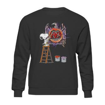 Snoopy Paint Slayer Sweatshirt | Favorety DE