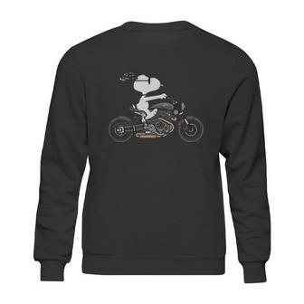 Snoopy Riding Motorcycle Shirt Sweatshirt | Favorety AU