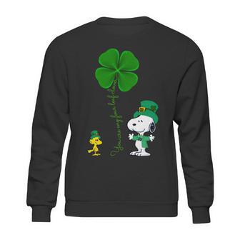 Snoopy Shamrock You Are My Four Leaf Clover Sweatshirt | Favorety UK