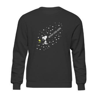 Snoopy And Woodstock Never Lose Hope Sweatshirt | Favorety CA